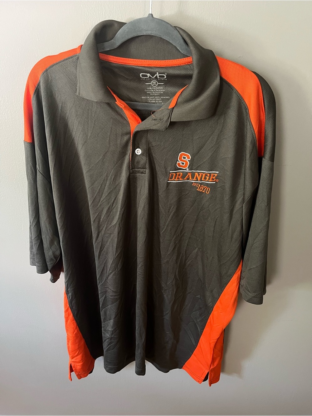 Syracuse Orange Polo Shirt men’s 2xl
